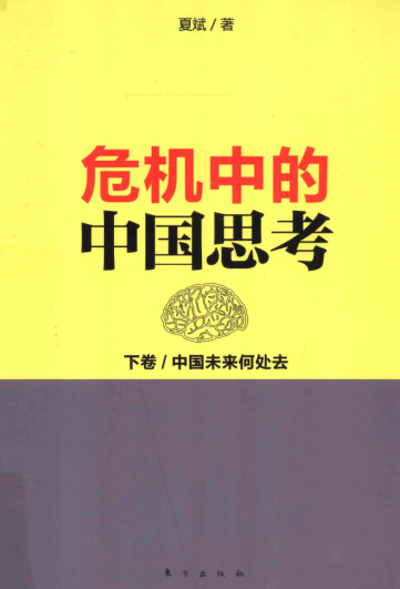 危机中的中国思考 下 中国未来何处去pdf下载
