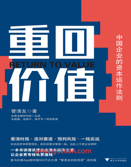 重回价值：中国企业的资本运作法则pdf下载